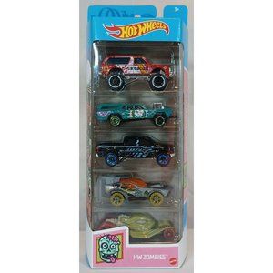 2020 Hot Wheels  1:64 Scale 5 Car Pack - HW Zombies